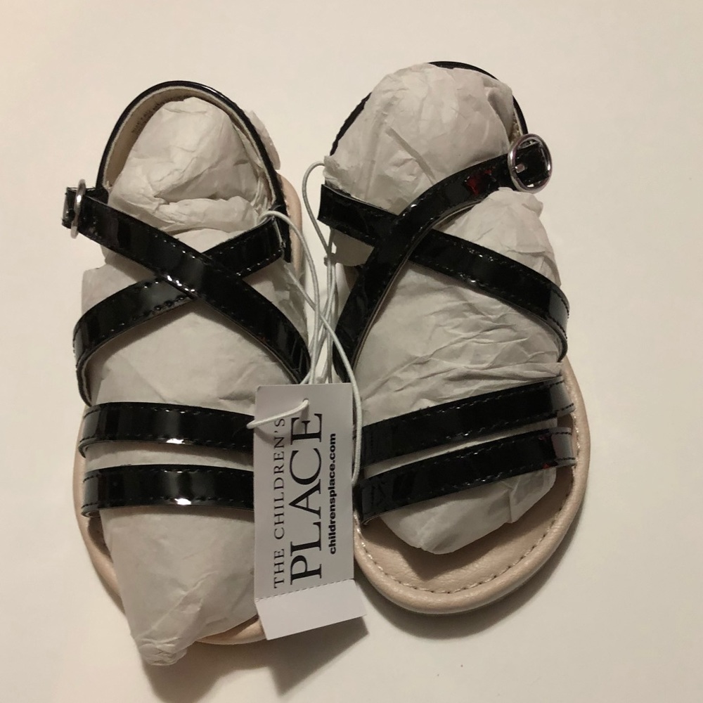 NWT black Children’s Place sandals